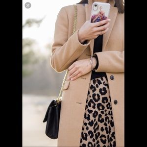 Beautiful Ann Taylor long camel coat